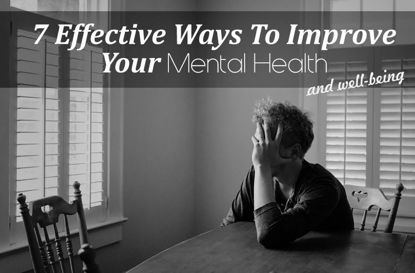 ways to improve mental health and well-being